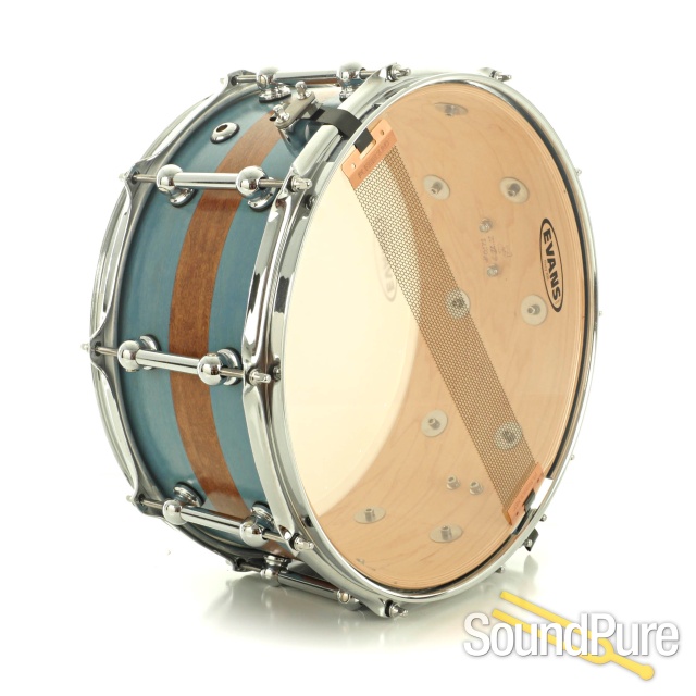 Anchor Drums 6.5x14 Galleon Maple/Mahogany Snare Drum - Used — image 4