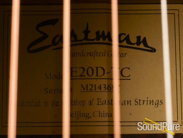 Eastman E20D-TC Acoustic Guitar #M2143687 - Used — image 8