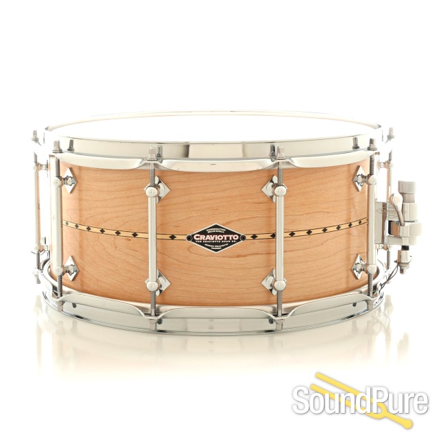 Craviotto 6.5x14 Maple Custom Snare Drum BB/BB - Used — image 1