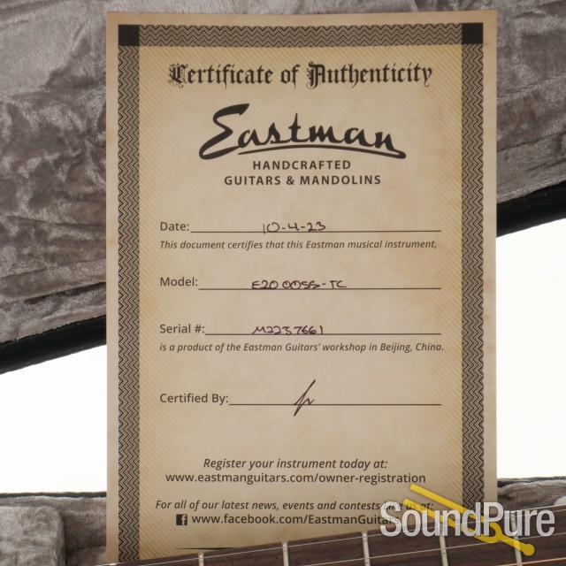 Eastman E20OOSS-TC Acoustic Guitar #M2237661 — image 5