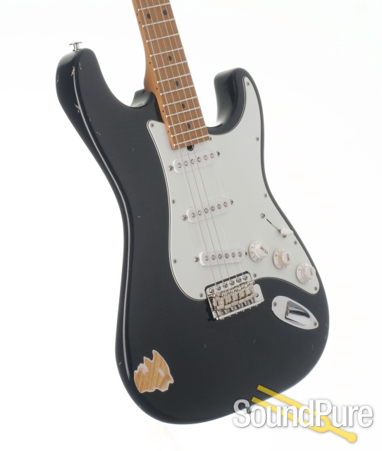 Suhr Custom Classic S Antique Black Guitar #62908 - Used — image 2