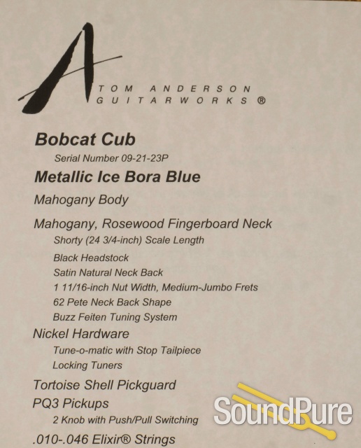 Anderson Bobcat Cub Metallic Ice Bora Blue #09-21-23P — image 5