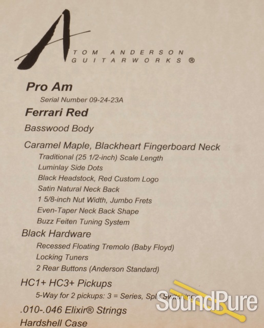 Anderson Pro Am Ferrari Red #09-24-23A — image 5