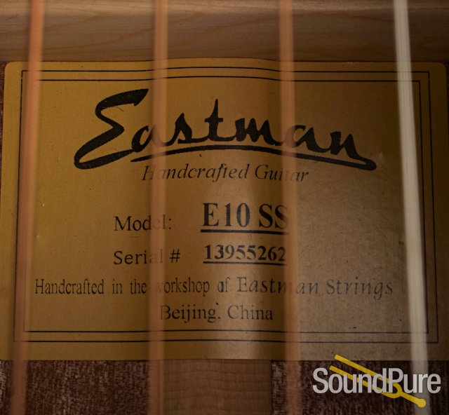 Eastman E10SS Addy/Mahogany Acoustic #13955262 - Used — image 7