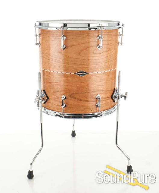 Craviotto 3pc Cherry Custom Shop Drum Set Red Inlay-BB/45 — image 2