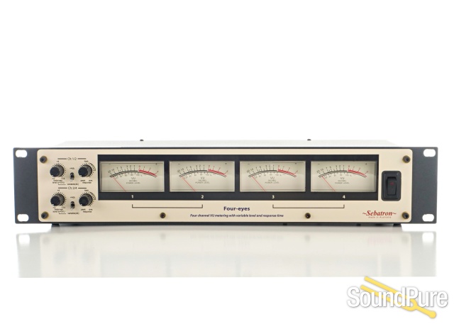Sebatron Four-eyes Dedicated VU Meter - Used — image 1