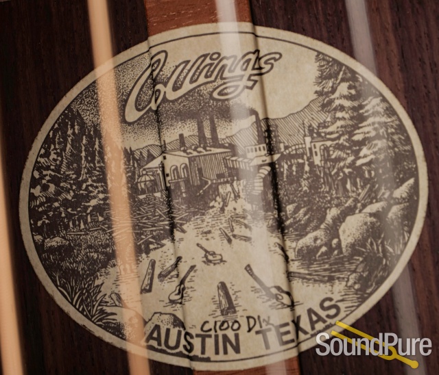 Collings C100 Deluxe Old Growth Sitka Acoustic Guitar #34061 — image 7