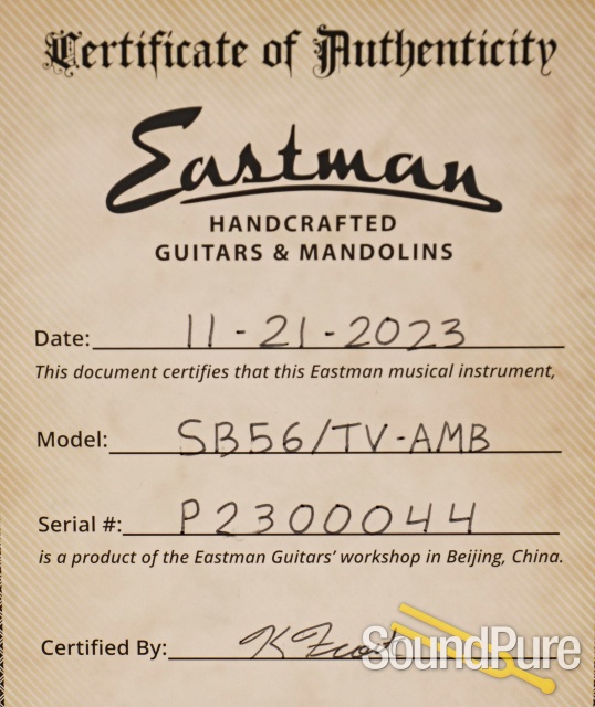 Eastman SB56/TV-AMB #P2300044 — image 5