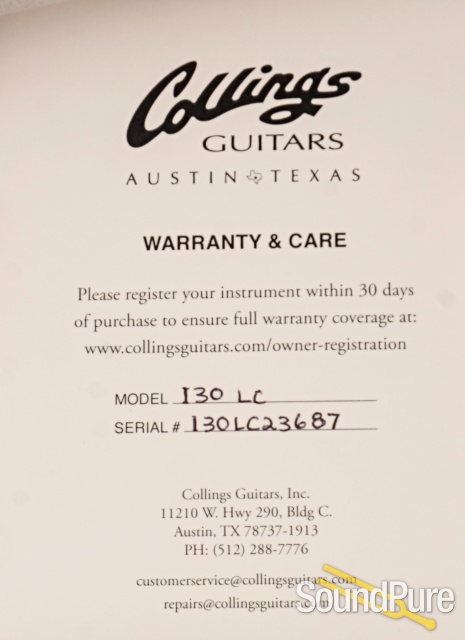 Collings I-30LC Aged Faded Cherry Guitar #I30LC23687 — image 5