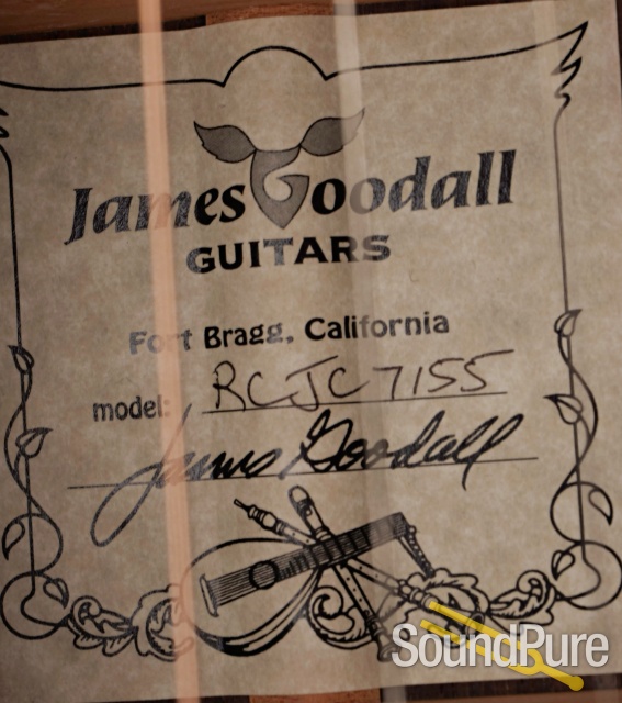 Goodall CJC Master Redwood/EIR Acoustic Guitar #RCJC7155 — image 6