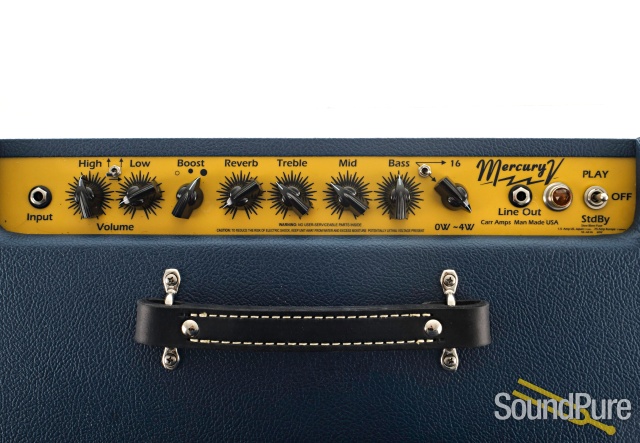Carr Mercury V 16W 1x12 Combo Amplifier - Blue - Used — image 2