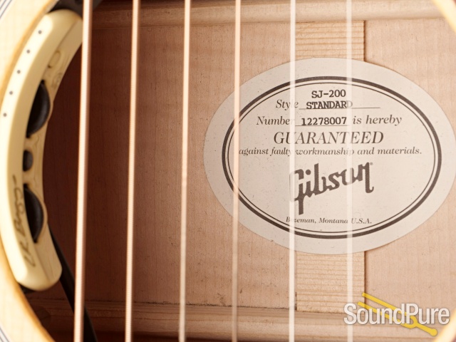 Gibson SJ-200 Standard Antique Natural #12278007 - Used — image 8