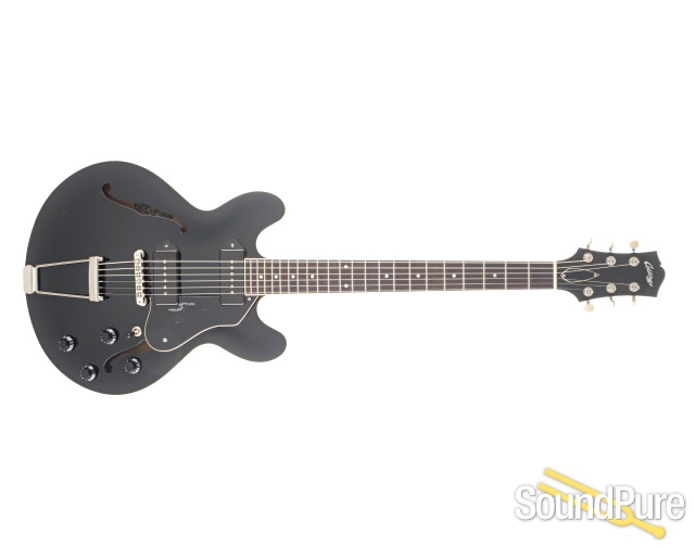 Collings I-30 LC Black Semi-Hollow Guitar #21481 - Used — image 8