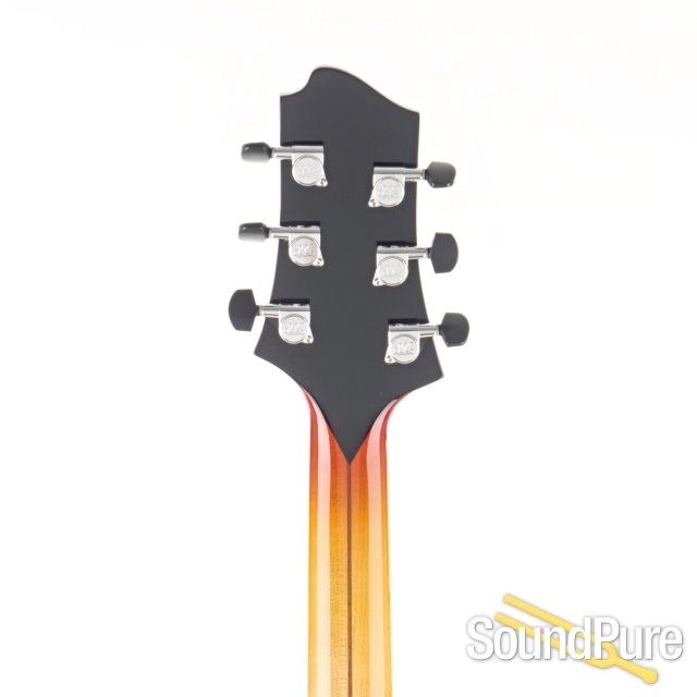 Comins GCS-16-1 Tangerine Burst Archtop Guitar #118236 — image 6