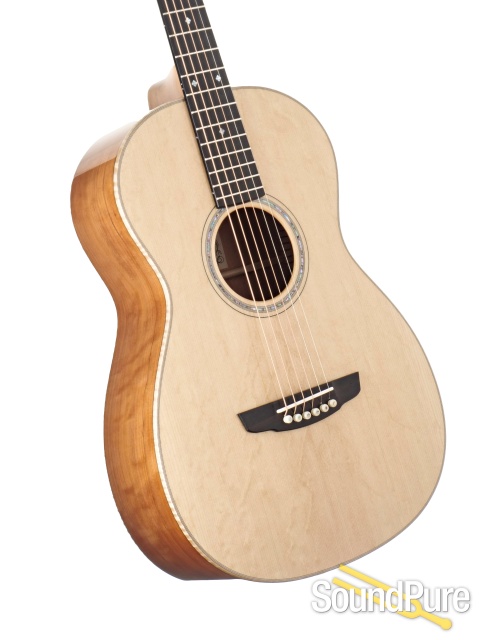 Goodall Cherry/Bear Claw Parlor Acoustic Guitar #CHP7162 — image 2