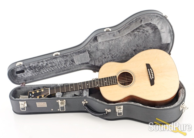 Goodall Cherry/Bear Claw Parlor Acoustic Guitar #CHP7162 — image 5
