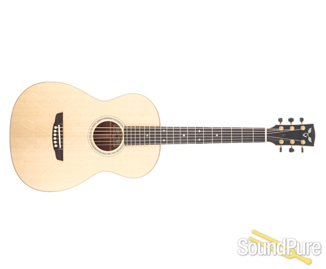 Goodall Cherry/Bear Claw Parlor Acoustic Guitar #CHP7162 — image 9