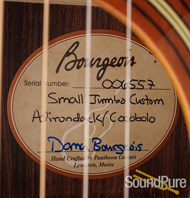Bourgeois Custom Small Jumbo Acoustic Guitar #6557 - Used — image 8