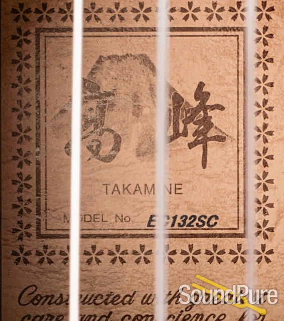 Takamine EC132SC Nylon String Guitar #08070674 - Used — image 7