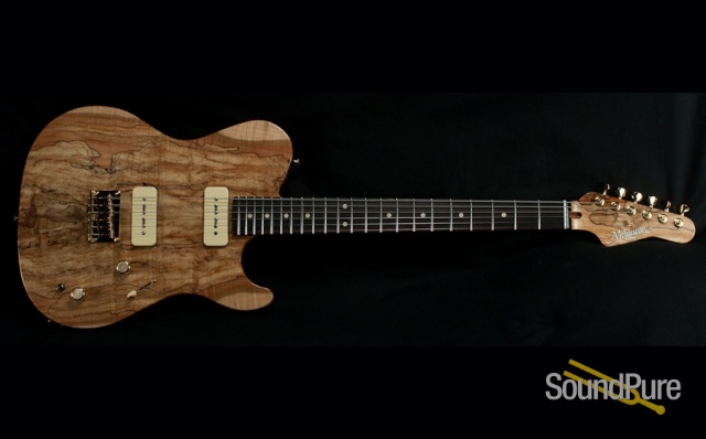 Melancon P-90 Artist Spalted Maple Electric Guitar — image 4