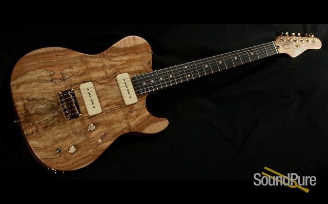 Melancon P-90 Artist Spalted Maple Electric Guitar — image 6