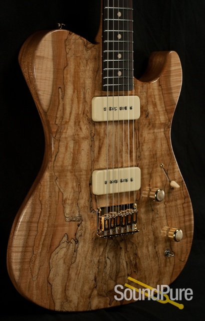 Melancon P-90 Artist Spalted Maple Electric Guitar — image 1