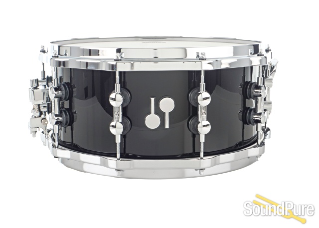 Sonor 6.5x14 SQ2 Heavy Beech Snare Drum- Black Gloss Lacquer — image 1
