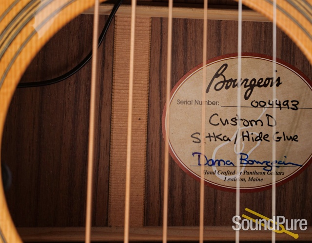 Bourgeois Country Boy Custom D Sitka/IRW #4493 - Used — image 7