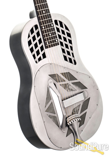 National Raw Tricone Steel Resonator Guitar #25174 — image 2