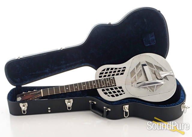 National Raw Tricone Steel Resonator Guitar #25174 — image 5