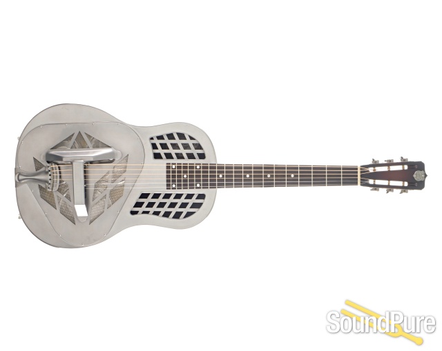 National Raw Tricone Steel Resonator Guitar #25174 — image 9