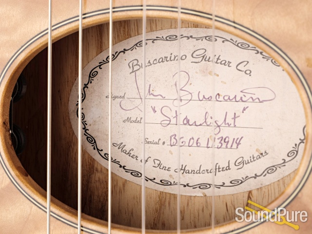 Buscarino Starlight Hybrid Guitar #BG06113914 - Used — image 6