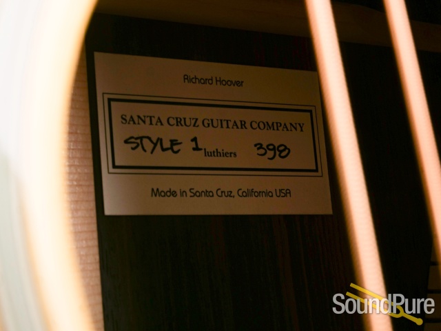 Santa Cruz Style 1 Custom German Bearclaw Acoustic #398 — image 8