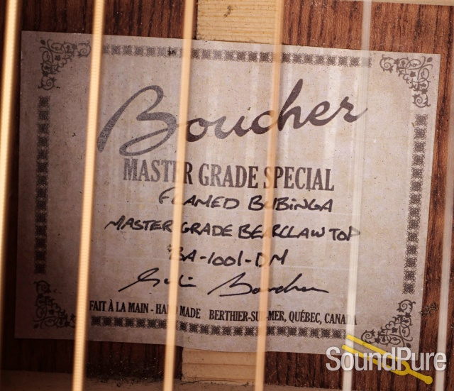 Boucher Master Grade Acoustic Guitar #BA-1001-DM - Used — image 8