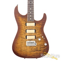 Anderson Drop Top Light Tiger Eye Burst Guitar #02-07-24A Anderson Drop Top Light Tiger Eye Burst Guitar #02-07-24A