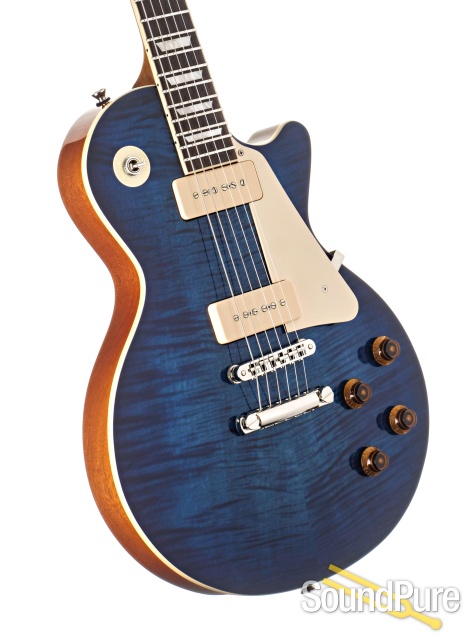 Tuttle Carve Top Supreme Blue Nitro Guitar #20 - Used — image 2