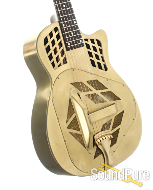 National Reso-Phonic Raw Series T-14 Brass Guitar #25232 — image 3