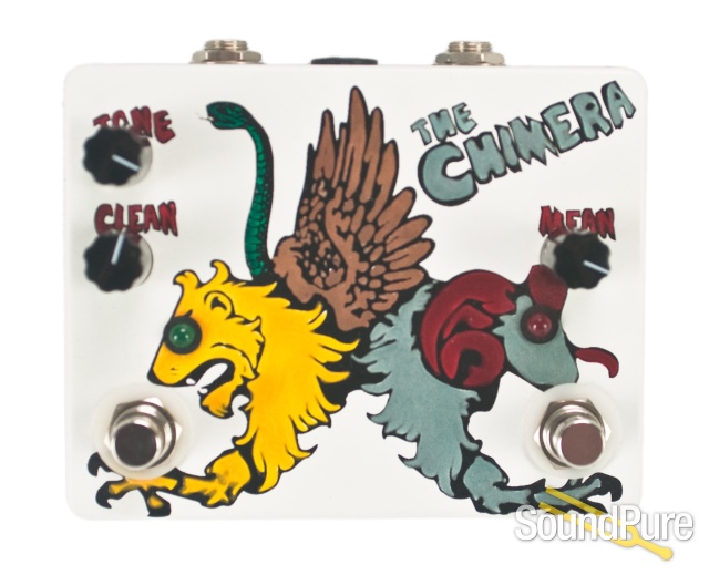 Flickinger The Chimera Boost / Overdrive Pedal - White