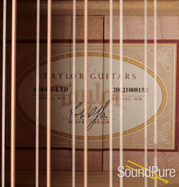 Taylor 654-CE LTD 12-String Acoustic Guitar #20021008152 - U — image 8
