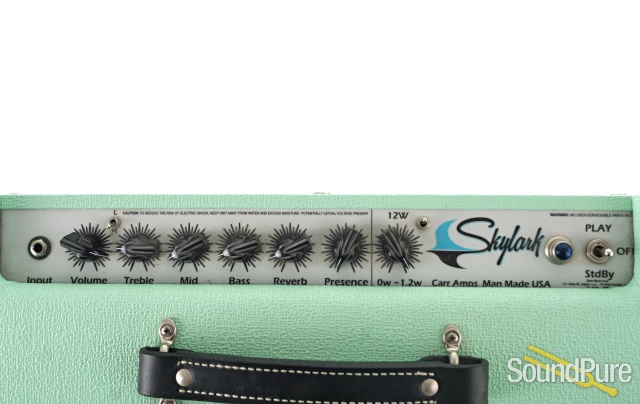 Carr Amplifiers Skylark 12W 1x12 Combo Amp, Seafoam - Used — image 2