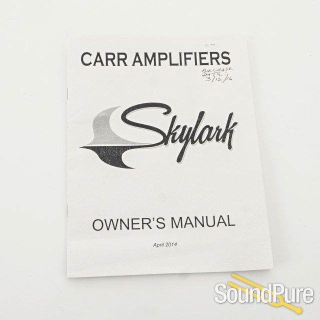 Carr Amplifiers Skylark 12W 1x12 Combo Amp, Seafoam - Used — image 3