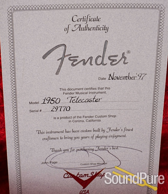 Fender Custom Classic NOS Telecaster #29770 - Used — image 5