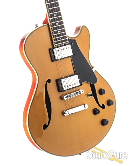 Comins GCS-1ES Vintage Blonde Electric Guitar #112340 — image 3
