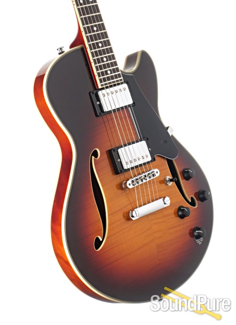 Comins GCS-1 Autumn Burst Semi-Hollow Electric #112442 — image 2