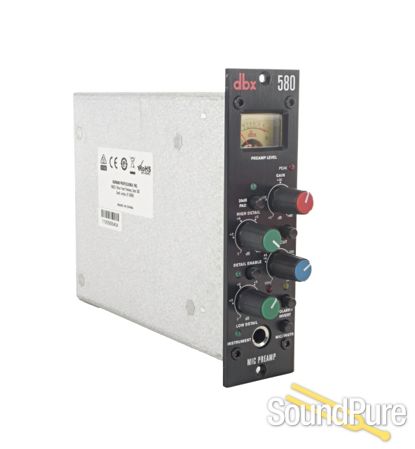 DBX 580 500 Series Microphone Preamp and DI - Used — image 4