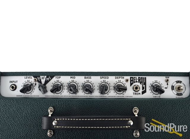 Carr Amplifiers Bel Ray 16w 1x12 Combo Amplifier - Green — image 2