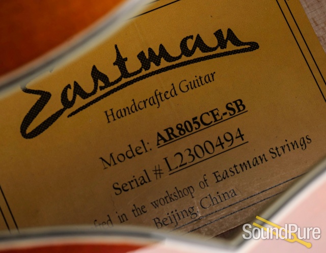 Eastman AR805CE-SB Archtop Guitar #L2300494 — image 8