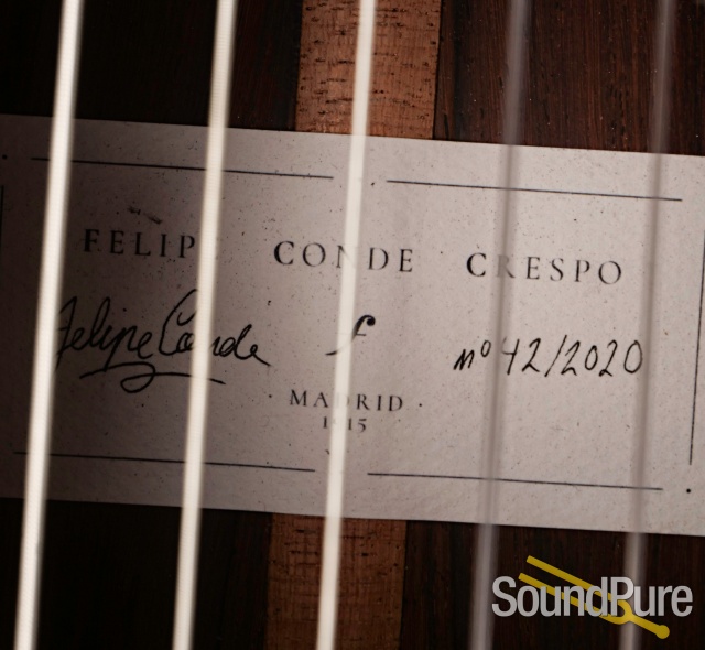 Filipe Conde Crespo CD/AR Acoustic Guitar #42/2020 - Used — image 7