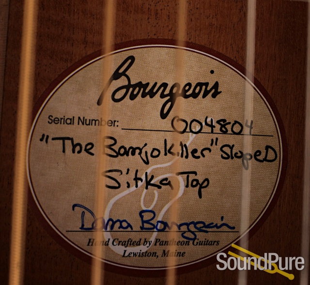 Bourgeois Banjo Killer Slope D Acoustic Guitar #4804 - Used — image 6