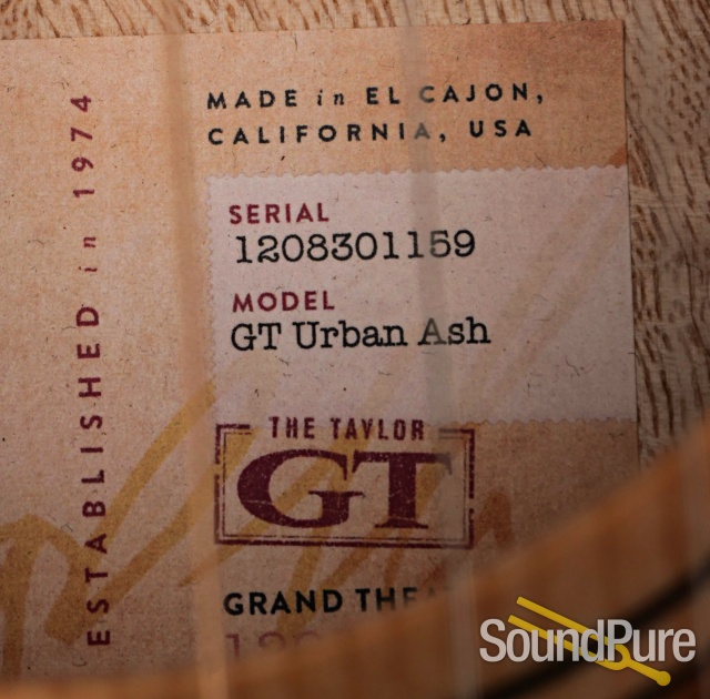 Taylor GT Urban Ash Acoustic Guitar #1208301159 - Used — image 7